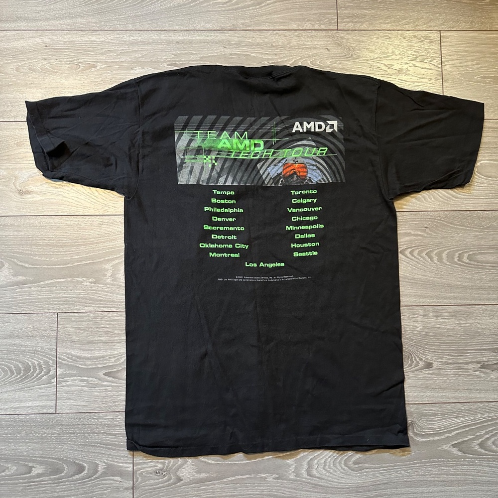 AMD Tech Tour 2001 Single Stitch Vintage Tee